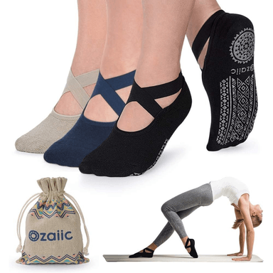 MEDIAS EL BAUL OTTO STORE MULTICOLOR PACK 2 ANTIDESLIZANTES YOGA - MARINERA - 1