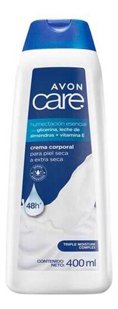 AVON CARE KIT X3 HUMECTACIÓN ESENCIAL CREMA CUERPO CON MANOS LECHE DE ALMENDRAS - 3