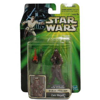 STAR WARS: ATTACK OF THE CLONES - ZAM WESELL 3 3/4'' - 1