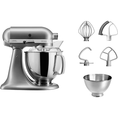 BATIDORA DE PEDESTAL KITCHENAID ARTISAN PLUS SILVER 4.8 LT - 4