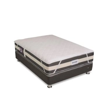 PROTECTOR DE COLCHÓN SIMPLE 2 PLAZAS T/N BLANCO - 4
