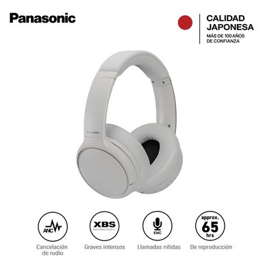 AUDÍFONOS BLUETOOTH PANASONIC M600 BEIGE CON CANCELACIÓN DE RUIDO ANC - 1