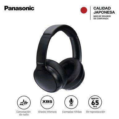 AUDÍFONOS BLUETOOTH PANASONIC M600 NEGRO CON CANCELACIÓN DE RUIDO ANC - 1