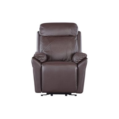 SOFÁ ROSEN RECLINABLE KLIMT HALF LEATHER CAFÉ - 5