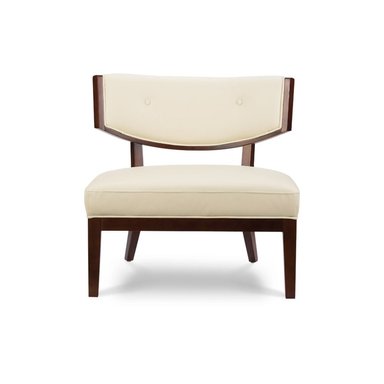ROSEN SILLA A-550 MADERA CAFE CUERO BEIGE - 2