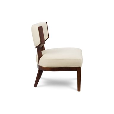 ROSEN SILLA A-550 MADERA CAFE CUERO BEIGE - 3