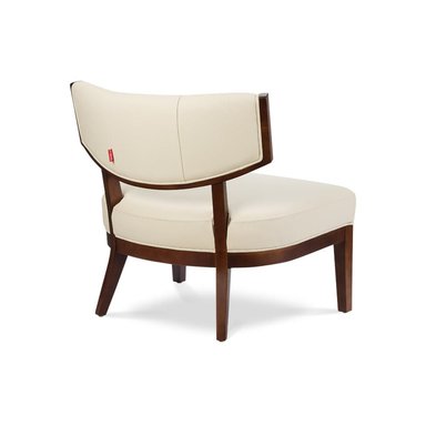 ROSEN SILLA A-550 MADERA CAFE CUERO BEIGE - 5