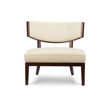 ROSEN SILLA A-550 MADERA CAFE CUERO BEIGE - 9