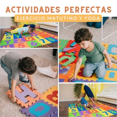 PISOS ALFOMBRA DE GOMA EVA ANTIGOLPES PARA NIÑOS Y BEBÉS 10 PZAS - 3