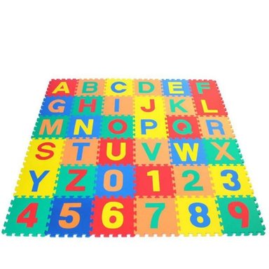 PISOS ALFOMBRA DE GOMA EVA ANTIGOLPES PARA NIÑOS Y BEBÉS 36 PZAS - 1