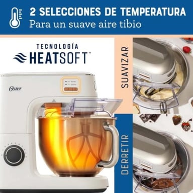 BATIDORA PLANETARIA OSTER® 5.2L HEATSOFT FPSTSMPL4W BLANCO - 2