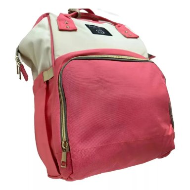 MOCHILA PAÑALERA MULTIFUNCIONAL PARA BEBÉS - CORAL - 2