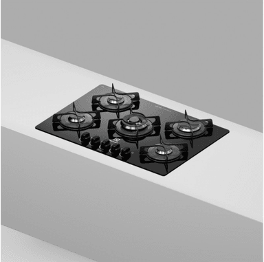COCINA EMPOTRABLE ELECTROLUX ETGZ30T0EPUB – GAS, 5 HORNILLAS Y DISEÑO EN VIDRIO NEGRO PREMIUM - 3