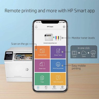 IMPRESORA MULTIFUNCIONAL HP 7KW55A LASERJET PRO M182NW - 4