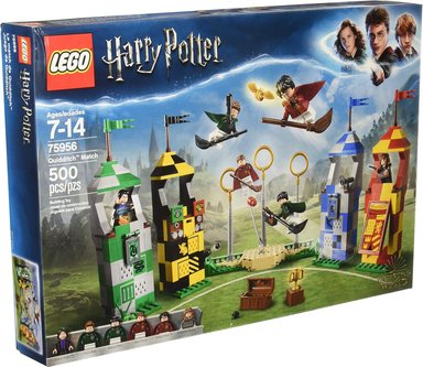 LEGO HARRY POTTER QUIDDITCH MATCH 75956 CON 6 MINIFIGURAS - 1