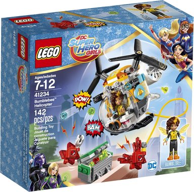 LEGO DC SUPER HERO GIRLS BUMBLEBEE HELICOPTER 41234 CON MINI-DOLL FIGURA Y ROTORES GIRATORIOS - 1