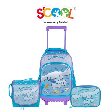 SET ESCOLAR MOCHIRUEDAS DE CINNAMOROLL - 1