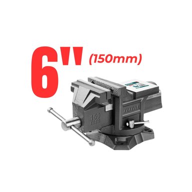TORNILLO DE BANCO TOTAL THT6166 6' GIRATORIO INDUSTRIAL - 4