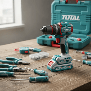 TALADRO PERCUTOR 66NM 20V + 165 HERRAMIENTAS TOTAL - 1