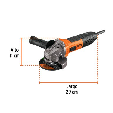 AMOLADORA 850W ERGO PRO + SOPORTE PROFESIONAL 4 ½' TRUPER - 3