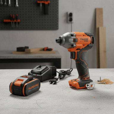 ATORNILLADOR DE IMPACTO 20V +1 BATERIA 4AH+ CARGADOR TRUPER - 7