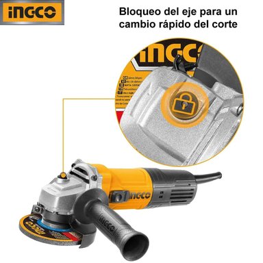 AMOLADORA ESMERIL ANGULAR 4 1/2 750W INGCO - 5