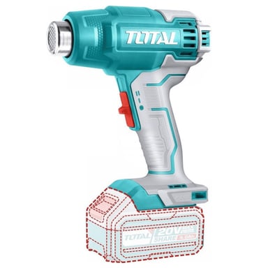 TALADRO ATORNILLADOR 60NM + PISTOLA DE CALOR 20V TOTAL - 4