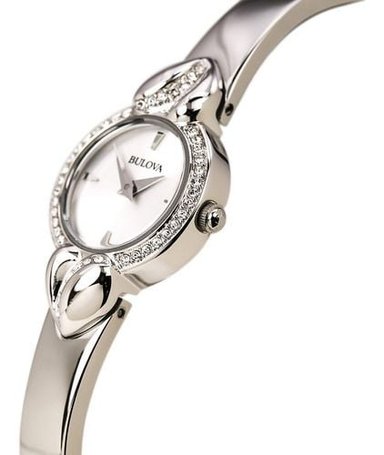 RELOJ BULOVA CRYSTAL CON COLLAR PLATEADO - 2