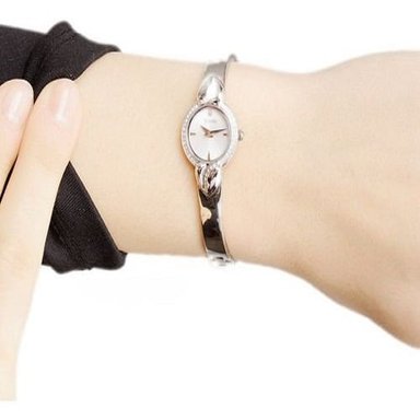 RELOJ BULOVA CRYSTAL CON COLLAR PLATEADO - 3