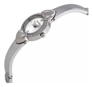 RELOJ BULOVA CRYSTAL CON COLLAR PLATEADO - 5