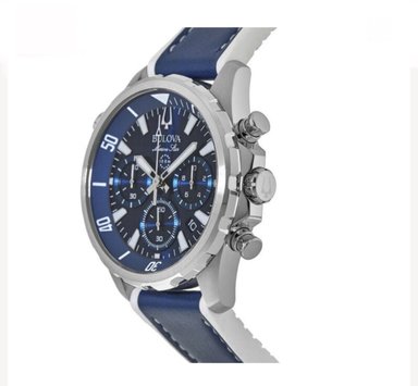 RELOJ BULOVA MARINE STAR AZUL CRONOGRAFO AZUL - 4