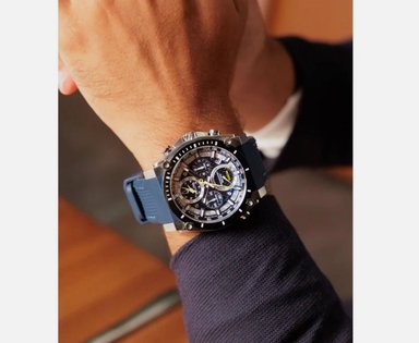 RELOJ BULOVA PRECISIONIST CORREA Y CAJA AZUL - 4