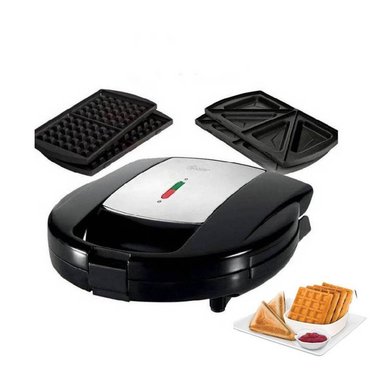 SANDWICHERA WAFLERA DE PLACAS INTERCAMBIABLES CKSTSM3892 - 1