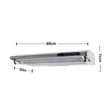 CAMPANA INDURAMA 60CM EXTRACTORA CEI-602CRP 3 VELOCIDADES - 4