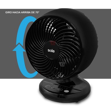 VENTILADOR DE MESA SOLE SOLAIR016 30 WATTS SOBRE TURBOMAX - 3