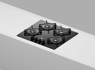 COCINA EMPOTRABLE A GAS GLP ELECTROLUX 4 HORNILLAS VIDRIO TEMPLADO NEGRO 60CM ELECTOLUX ETGZ24FOEPUB - 4