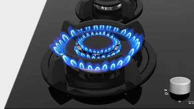 COCINA EMPOTRABLE A GAS GLP/GN SOLE 4 HORNILLAS NEGRO 60CM SOLCO034 - 6