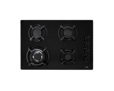 COCINA EMPOTRABLE A GAS GLP/GN SOLE 4 HORNILLAS 65CM VIDRIO TEMPLADO SOLCOO47V3 SOLCO047V3 - 4