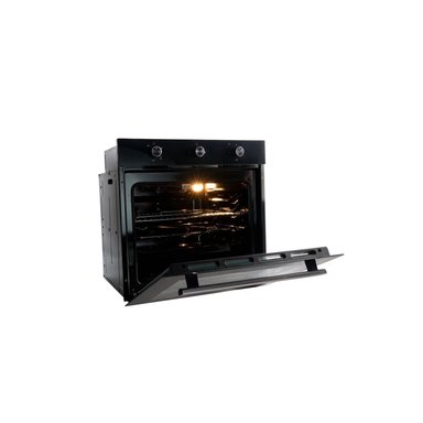HORNO EMPOTRABLE A GAS INDURAMA HEI-75NGP 75 LITROS NEGRO - 3