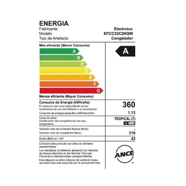 CONGELADORA ELECTROLUX EFCC32C2HQW 316 LITROS FROST HORIZONTAL - 5