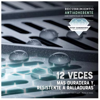FREIDORA DE AIRE DIGITAL CON RECUBRIMIENTO DIAMONDFORCE 4L CON 10 PROGRAMAS AUTOMÁTICOS OSTER CKSTAF40WDDF NEGRO - 5