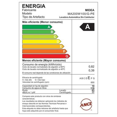 LAVADORA AUTOMÁTICA CARGA SUPERIOR MIDEA MA200W100GPE 10 KG GRIS - 5
