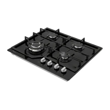 ENCIMERA EMPOTRABLE A GAS 24” - TRIPLE FLAMA NEGRO MTGB24R3402GG MIDEA - 6