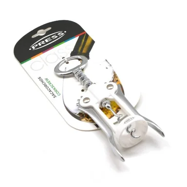 SACACORCHOS PRESS LINEA CLASSIC BLANCO - 2