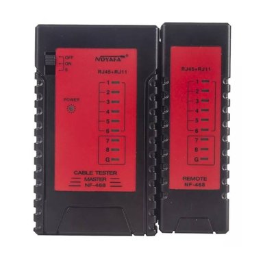 KIT PARA REDES JPSYSTEMS NF-1206 LAN CRIMPEADOR + TESTEADOR + PELACABLE + 15 RJ45 RJ11 - 5