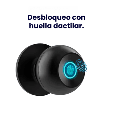 CERRADURA DIGITAL SMART CZ3 BLUETOOTH, HUELLA, LLAVE APP TUYA PARA CUARTOS/HABITACIÓN. - 5
