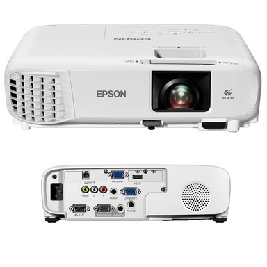 PROYECTOR EPSON POWERLITE X49, 3600 LÚMENES, 1024X768, XGA V11H982020 - 2