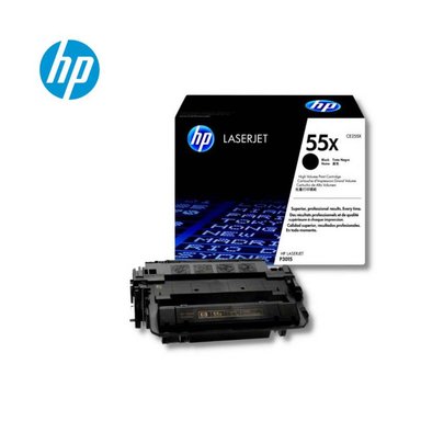 TÓNER HP CE255X NEGRO 55X CP3015 RINDE 12,500 PAG - 1