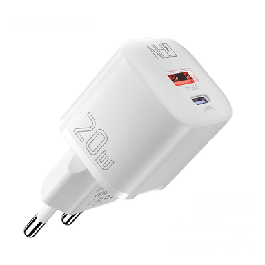 CARGADOR DUAL TIPO C + USB CARGA RÁPIDA IPHONE 14 13 SAMSUNG - 1