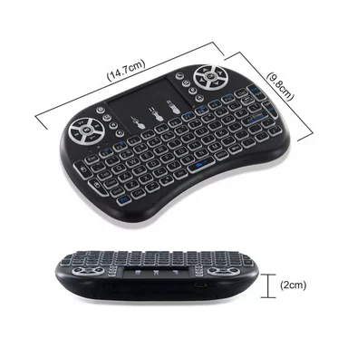 CONTROL MINI UNIVERSAL TECLADO RGB TV BOX PC LAPTOP SMART TV - 5